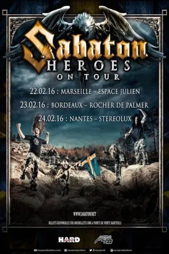 Sabaton: France, Nantes 2016 poster