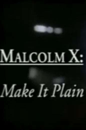 Malcolm X: Make It Plain poster