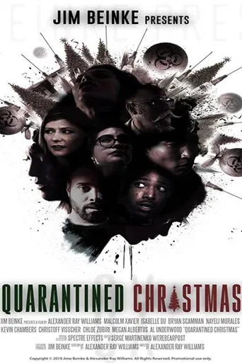 A Quarantined Christmas poster