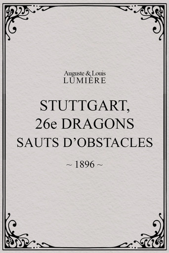 Stuttgart: 26th Dragoons Jumping Obstacles poster