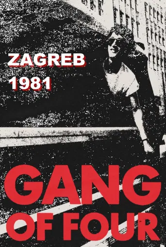 Gang of Four: Zagreb 1981 poster