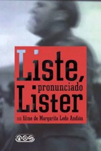 Liste, pronunciado Líster poster