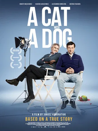 A Cat with a Dog poster