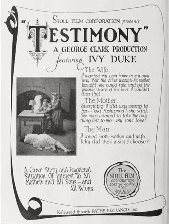 Testimony poster