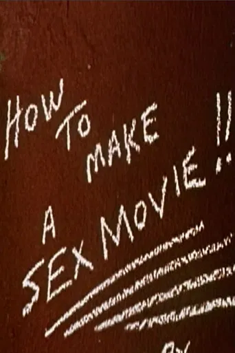How to Make a Sex Movie poster