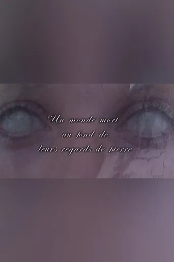 Un monde mort au fond de leurs regards de pierre poster