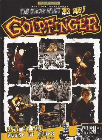 Goldfinger: Live at the House of Blues poster