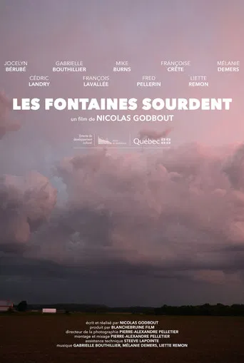 Les fontaines sourdent poster