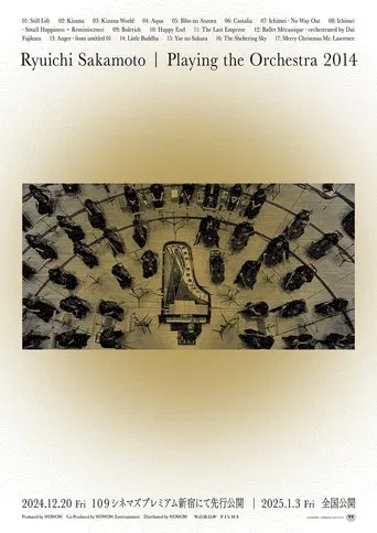 Ryuichi Sakamoto | Playing the Orchestra 2014 poster