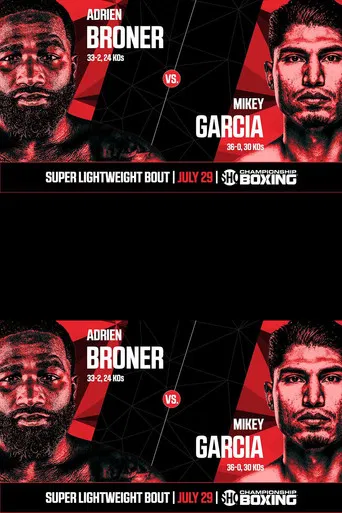 Adrien Broner vs. Mikey Garcia poster
