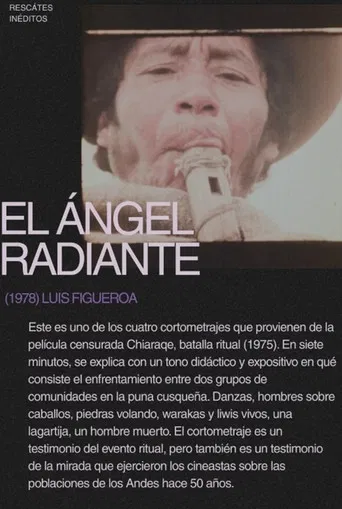 El ángel radiante poster