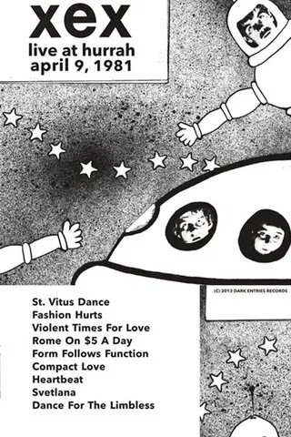 XEX: Live at Hurrah poster