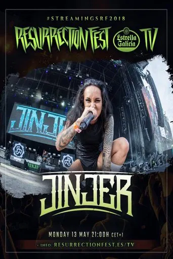 Jinjer - Live at Resurrection Fest EG 2018 poster