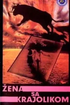 Woman with a Landscape poster