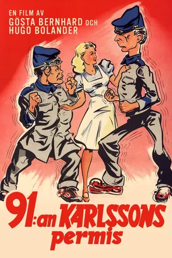 91:an Karlssons permis poster