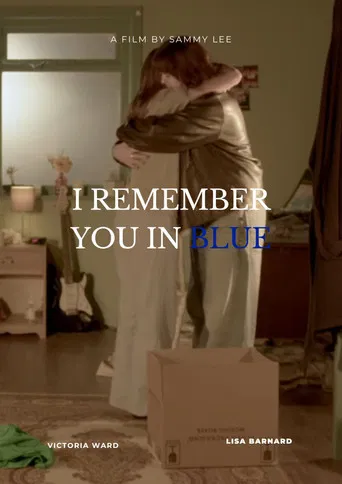 I remember you in blue poster
