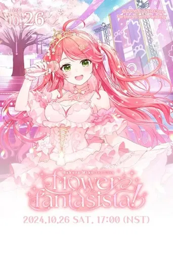 Sakura Miko 1st Live "flower fantasista!" poster