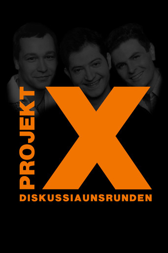 Projekt X: Diskussiaunsrunden poster