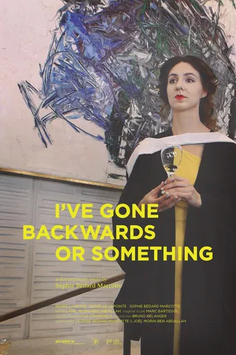 J'ai comme reculé, on dirait poster