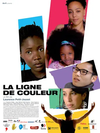 La ligne de couleur poster