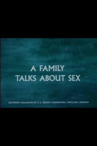 A Family Talks About Sex poster