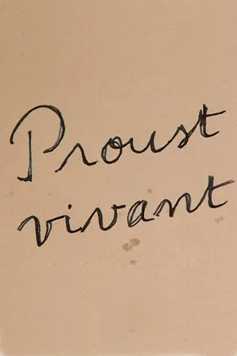 Proust vivant poster