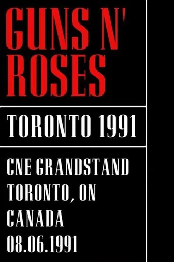 Guns N' Roses - CNE Grandstand Toronto poster