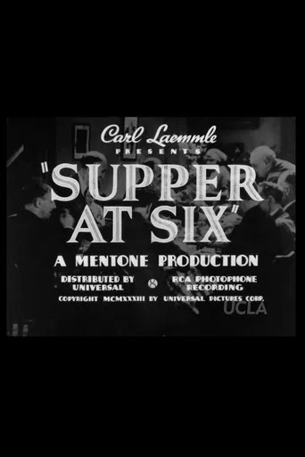 Supper at Six poster