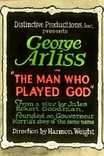 The Man Who Played God poster