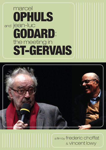 Marcel Ophuls and Jean-Luc Godard: The Meeting in St-Gervais poster