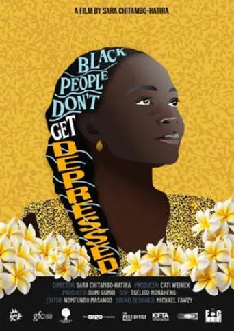 Black People Don't Get Depressed poster