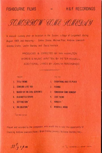 Tomorrow Come Someday poster