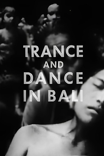 Trance and Dance in Bali poster