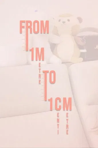 From 1 metre to 1 centimetre poster