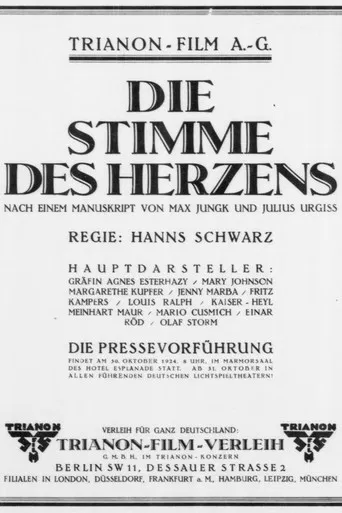Die Stimme des Herzens poster