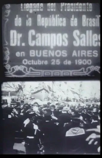 Llegada del Presidente de la República de Brasil Dr. Campos Salles en Buenos Aires poster