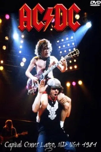 AC/DC - Capital Center, Landover, MD, USA, December 1981 poster