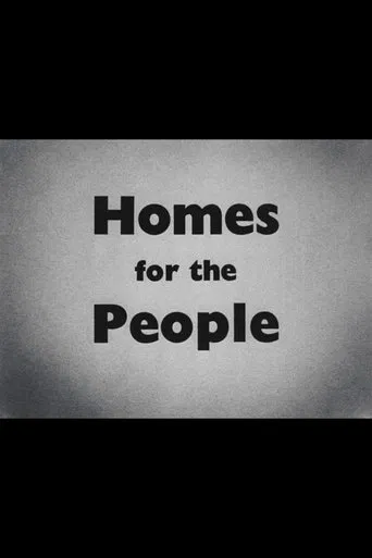 Homes for the People poster