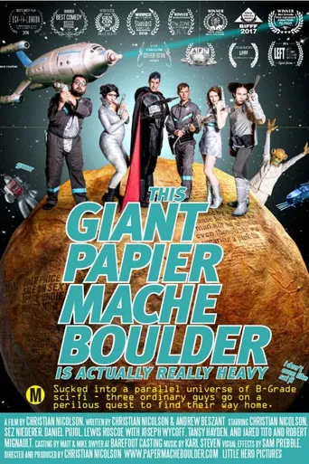 This Giant Papier-Mâché Boulder Is Actually Really Heavy poster