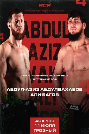 ACA 189: Abdulvakhabov vs. Bagov 4 poster