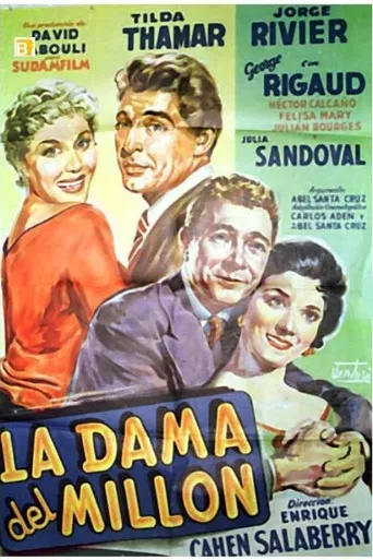 La dama del millón poster