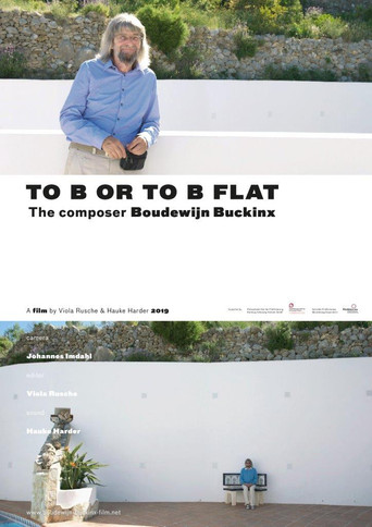 To B or to B Flat - the composer Boudewijn Buckinx poster