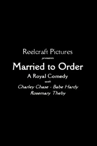 Married to Order poster