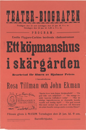 Ett köpmanshus i skärgården poster