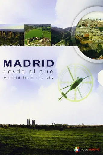 Madrid from the sky poster