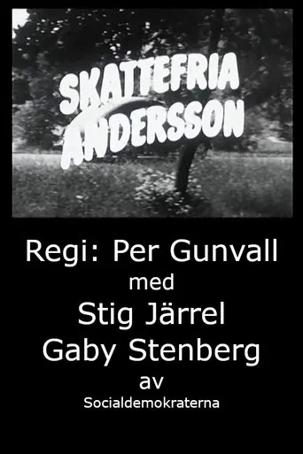 Skattefria Andersson poster