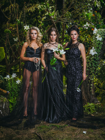 Juodosios našlės poster