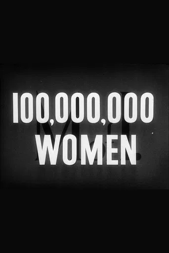 100,000,000 Women poster