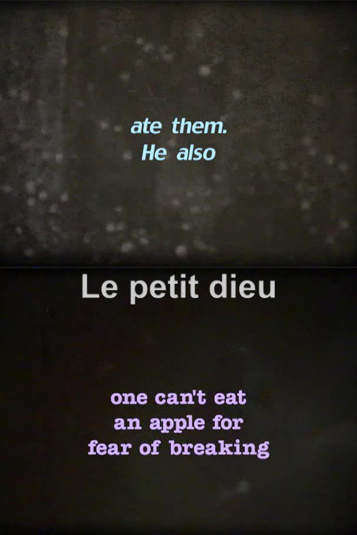 Le petit dieu poster