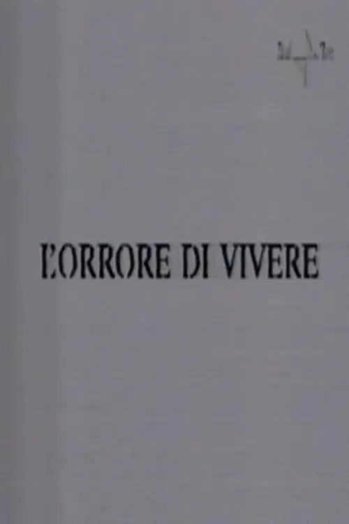 L'orrore di vivere poster
